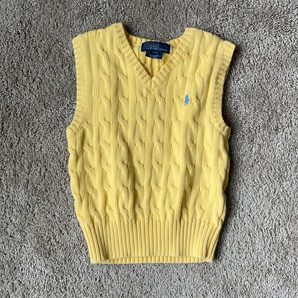 Polo Ralph Lauren Other - Polo Cable Knit Sweater Vest 2T